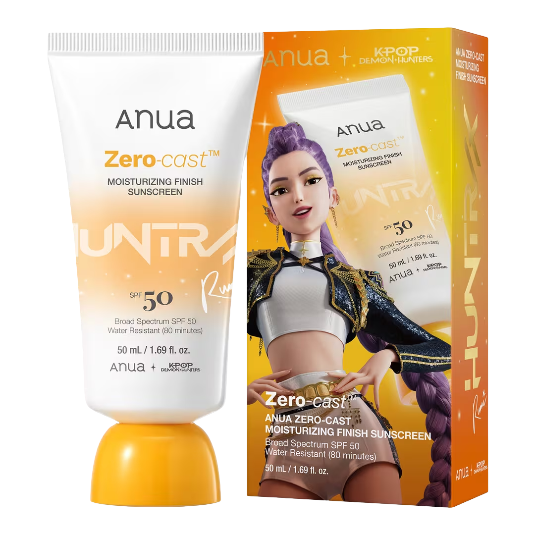 ANUA KPop Demon Hunters Zero-Cast Moisturizing Finish Sunscreen