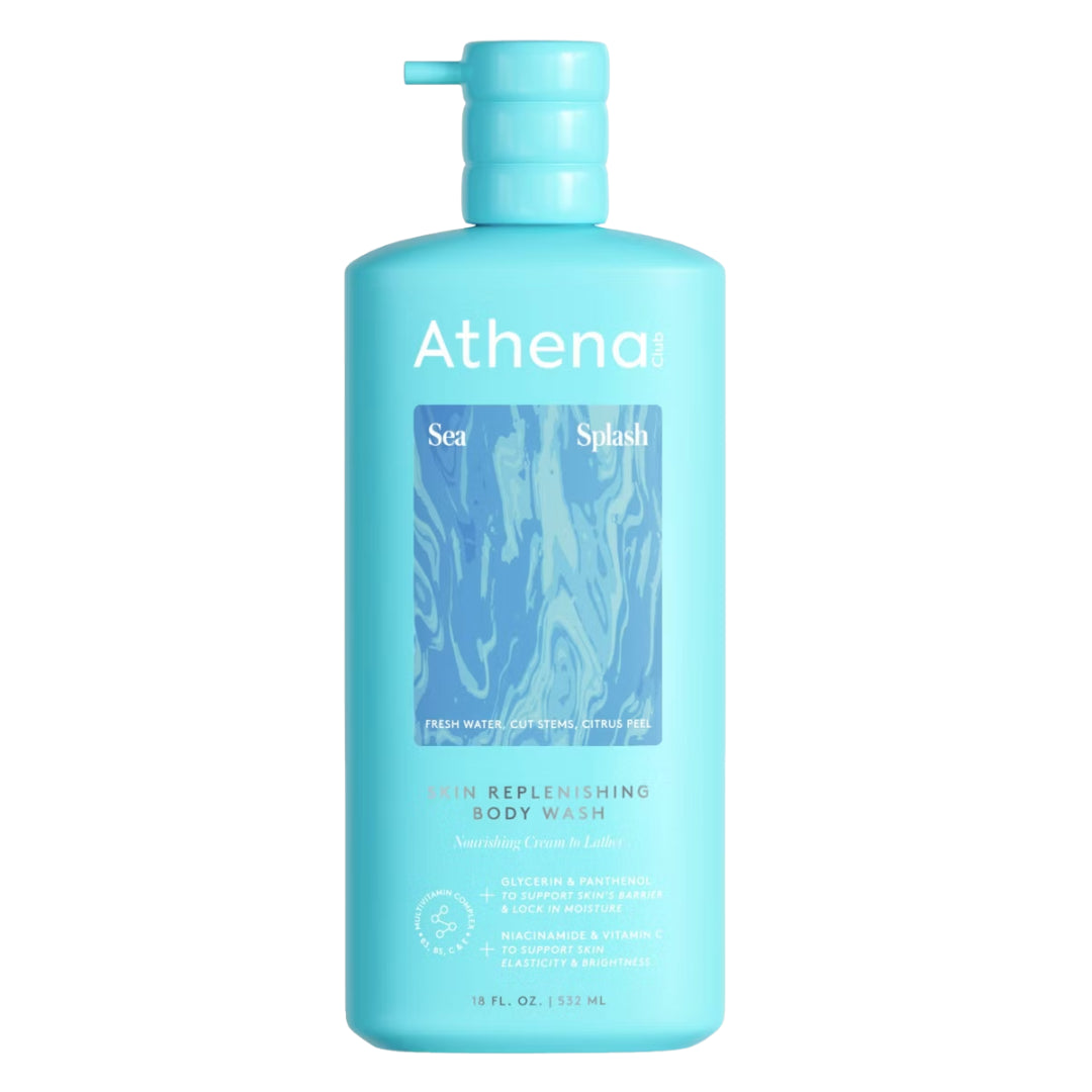 Athena Club Skin Replenishing Body Wash Sea Splash, 18 fl oz