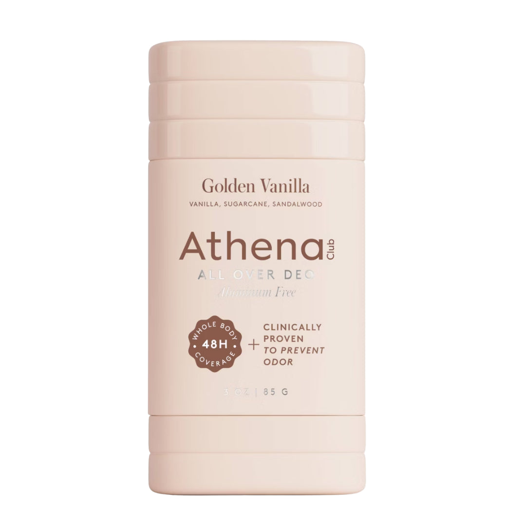 Athena Club All Over Solid Deodorant Golden Vanilla, 3oz
