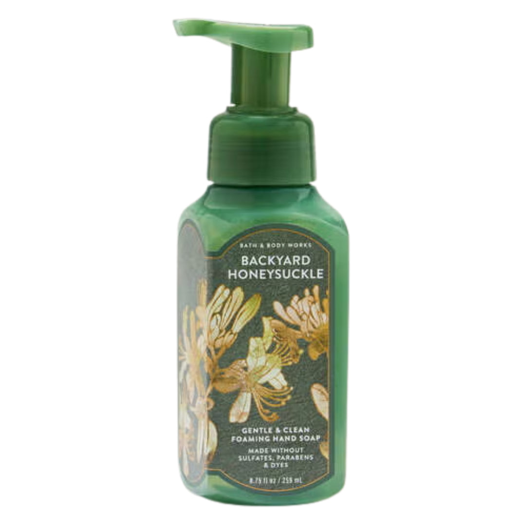 Bath & Body Works Backyard Honeysuckle Gentle & Clean Foaming Hand Soap, 8.75 fl oz