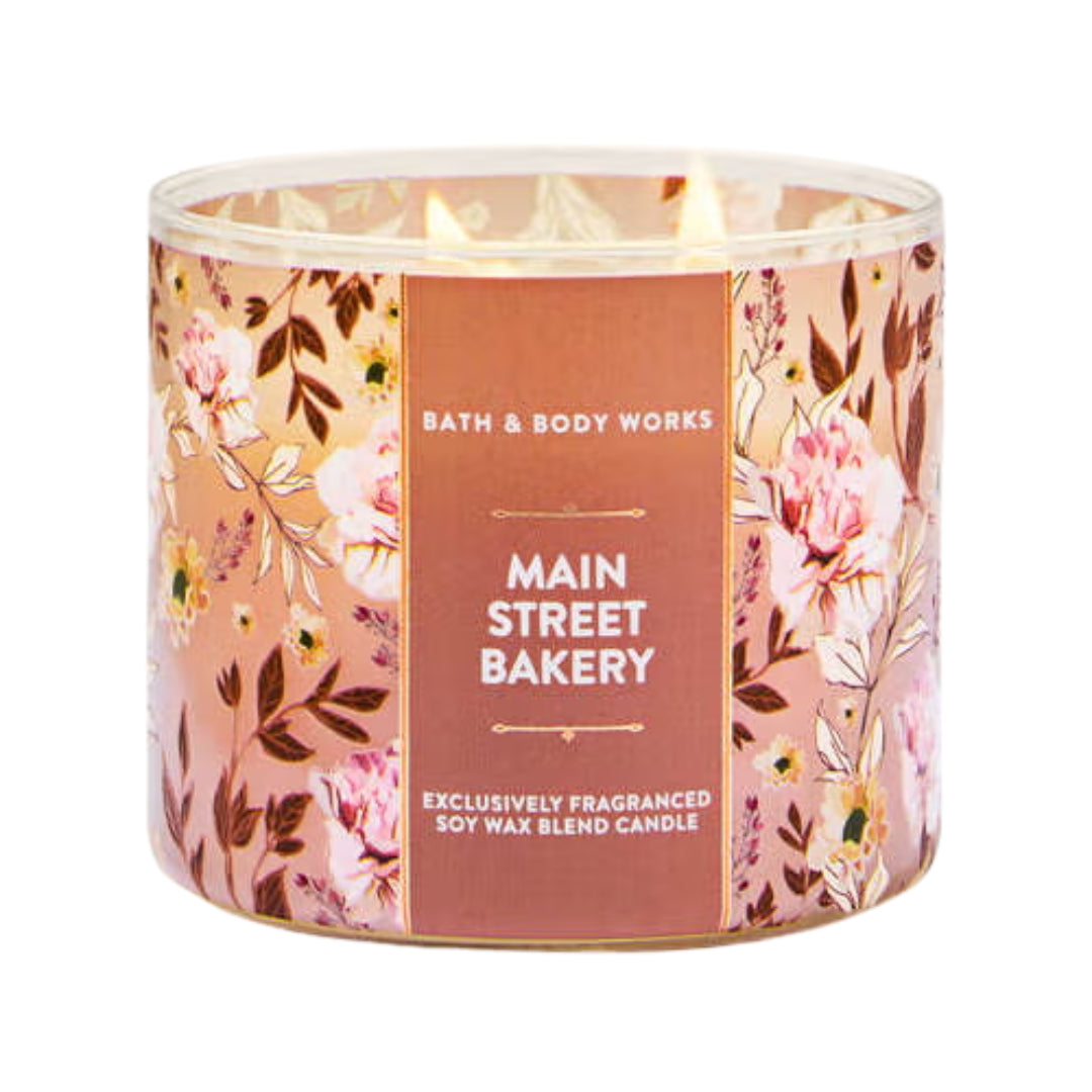 Bath & Body Works Main Street Bakery 3-Wick Candle, 14.5 oz | 411 g