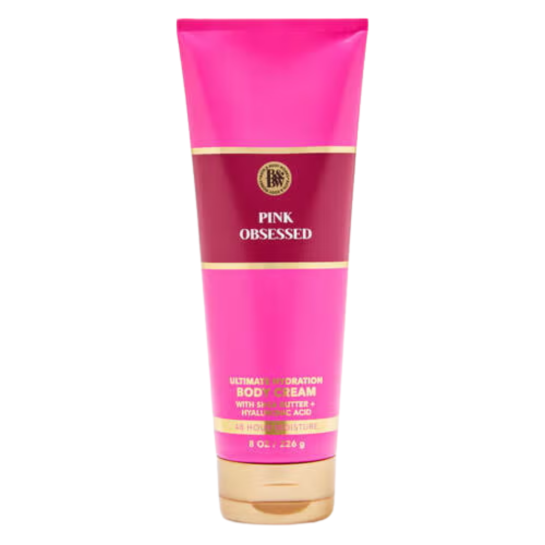 Bath & Body Works Pink Obsessed Ultimate Hydration Body Cream, 8 oz