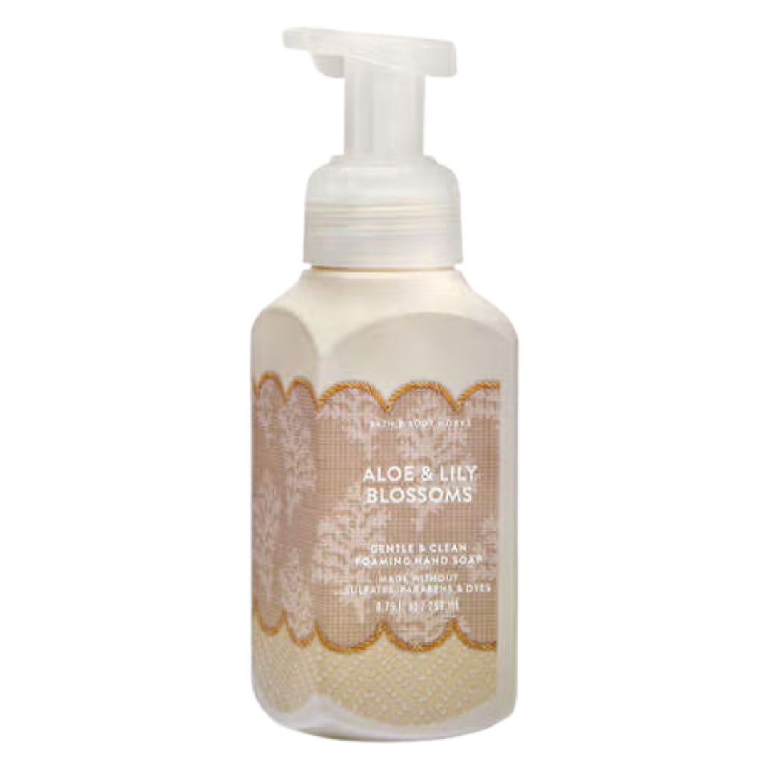 Bath & Body Works Aloe & Lily Blossoms Gentle & Clean Foaming Hand Soap, 8.75 fl oz