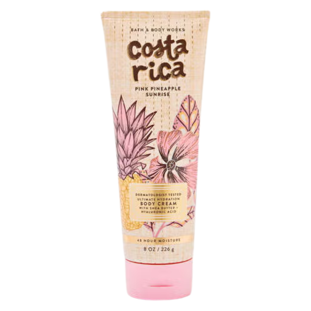 Bath & Body Works Pink Pineapple Sunrise Ultimate Hydration Body Cream, 8 oz