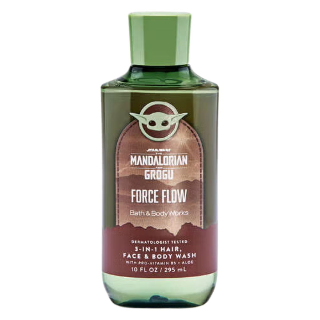 Bath & Body Works The Mandalorian and Grogu Collection – Men’s Force Flow 3-in-1 Hair, Face & Body Wash, 10 fl oz
