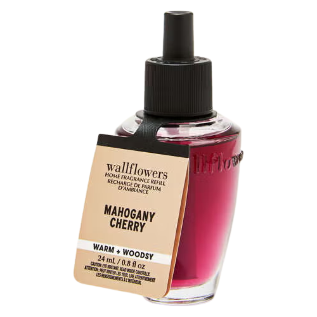 Bath & Body Works Mahogany Cherry Wallflowers Fragrance Refill, 24 ml