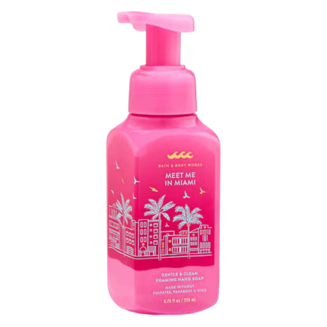Bath & Body Works Meet Me in Miami Gentle & Clean Foaming Hand Soap, 8.75 fl oz