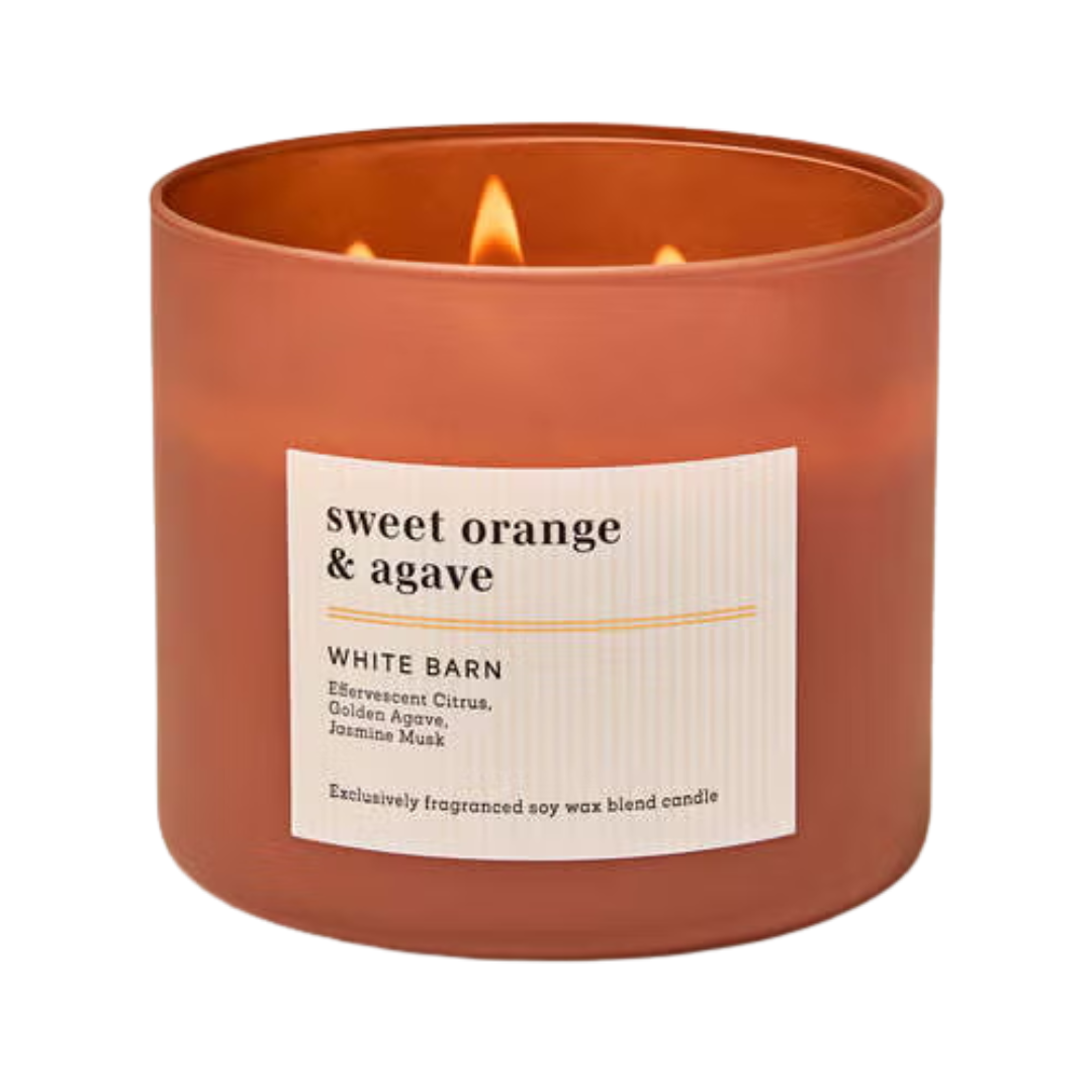 Bath & Body Works Sweet Orange & Agave 3-Wick Candle, 14.5 oz | 411 g