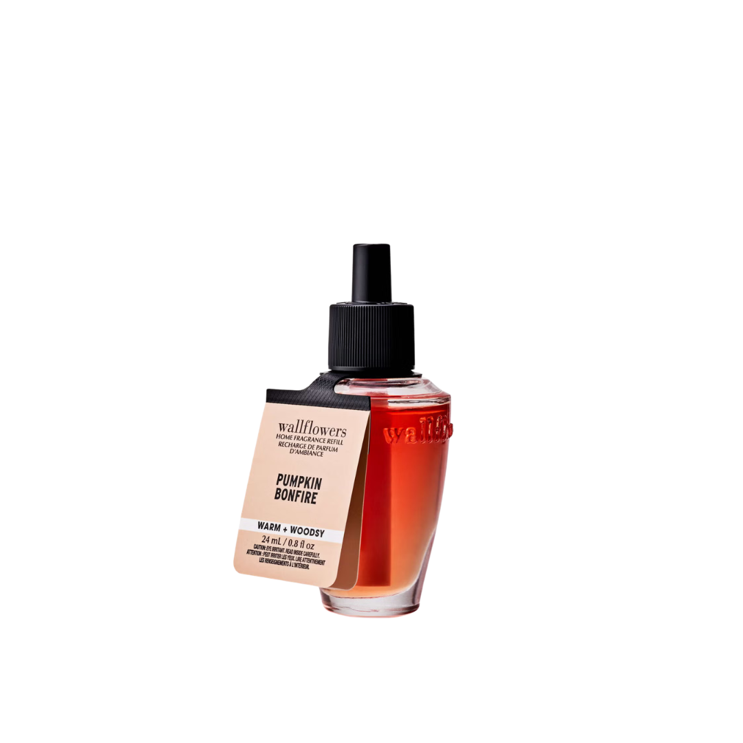 Bath & Body Works Pumpkin Bonfire Wallflowers Fragrance Refill, 24 ml