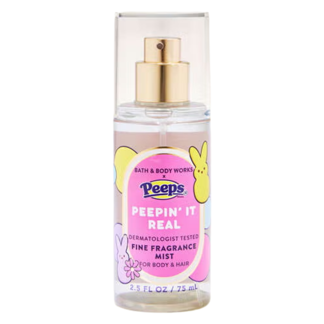 Bath & Body Works Direct Peepin' It Real Travel Size Fine Fragrance Mist, 2.5 fl oz