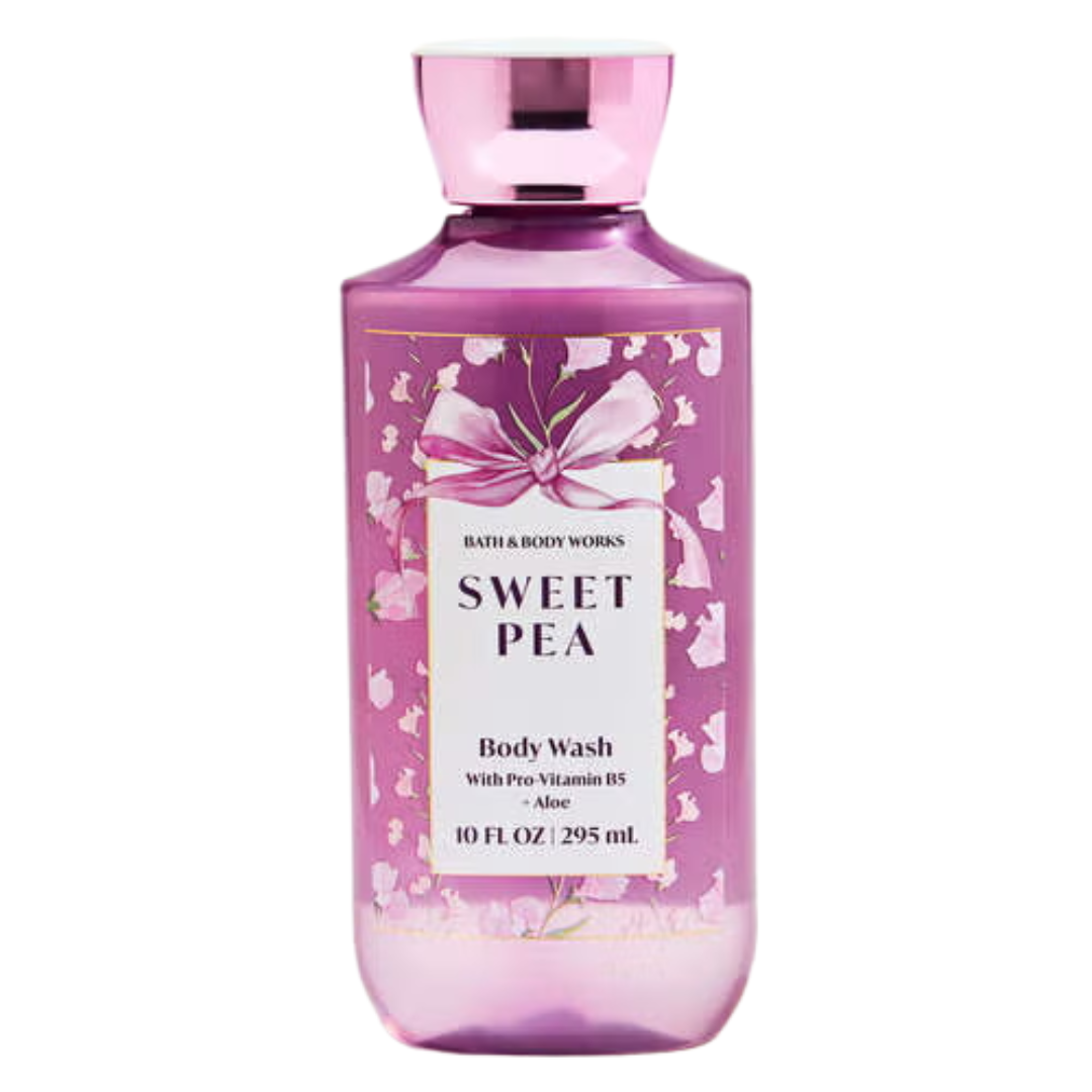 Bath & Body Works Sweet Pea Body Wash, 10 oz