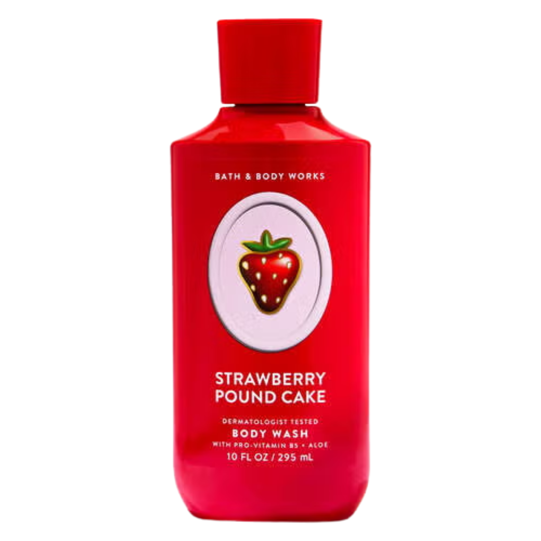 Bath & Body Works Strawberry Pound Cake Body Wash