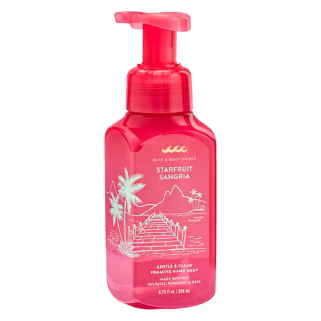 Bath & Body Works Starfruit Sangria Gentle & Clean Foaming Hand Soap, 8.75 fl oz
