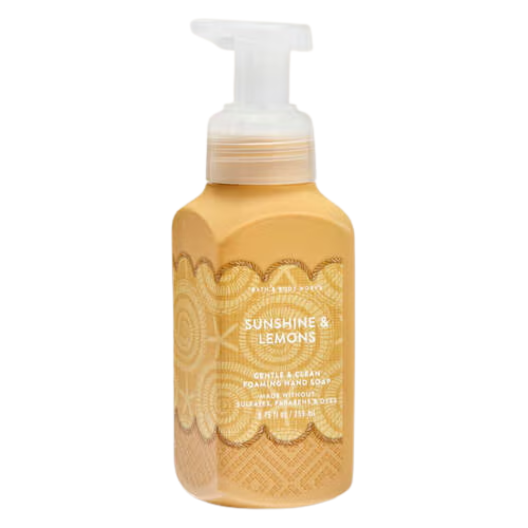 Bath & Body Works Sunshine & Lemons Gentle & Clean Foaming Hand Soap, 8.75 fl oz