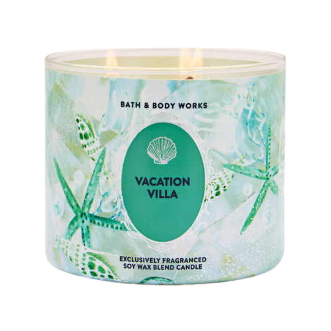 Bath & Body Works Vacation Villa 3-Wick Candle, 14.5 oz | 411 g