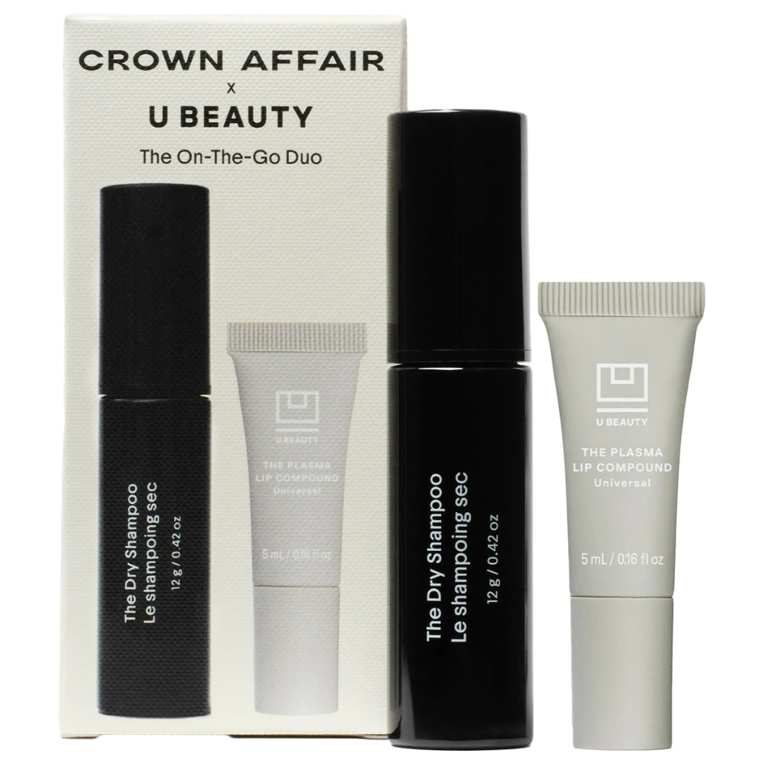 Crown Affair x U Beauty Mini Dry Shampoo & Plasma Lip Compound Set