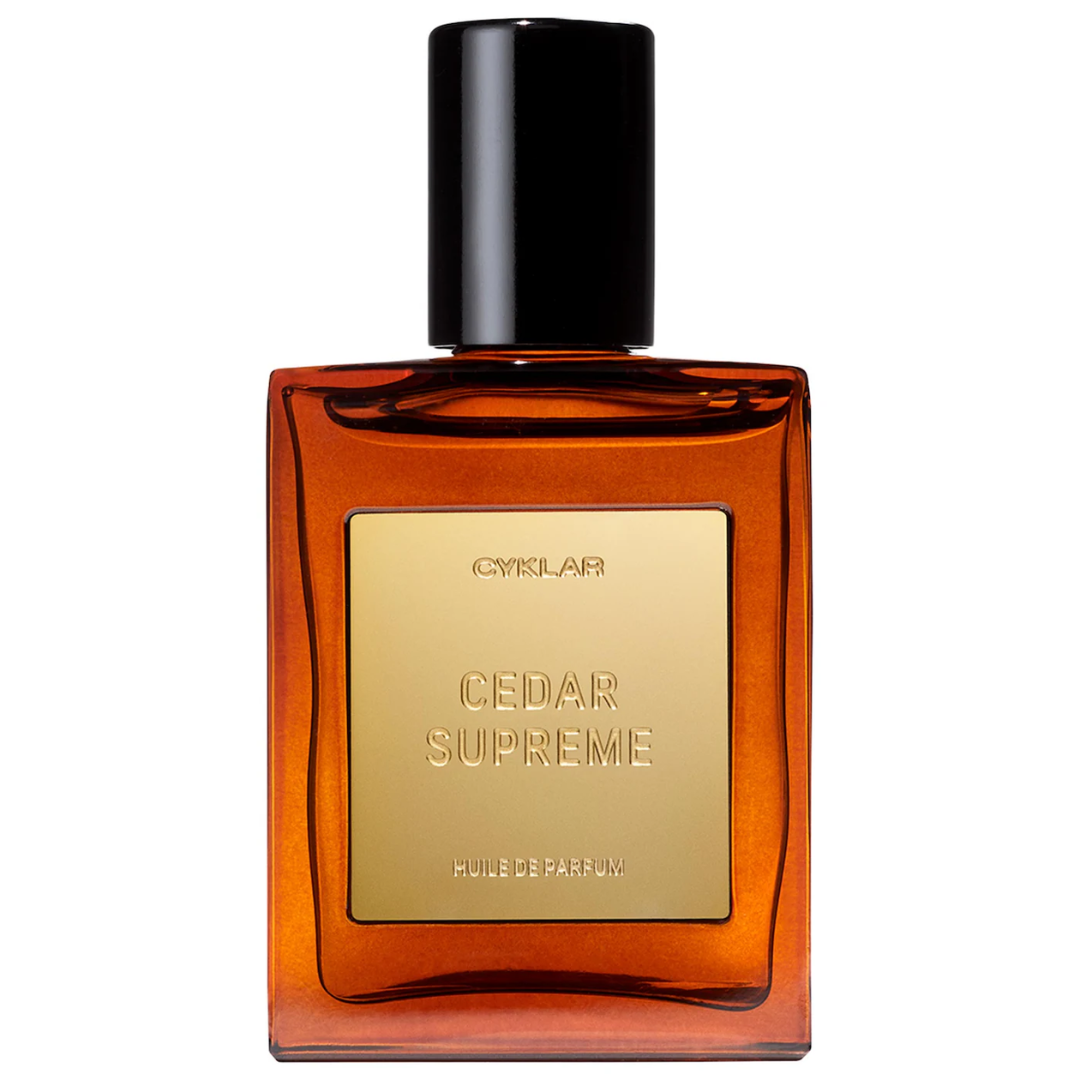 CYKLAR Cedar Supreme Roll-On Perfume Oil with Tonka Bean, 0.5 oz
