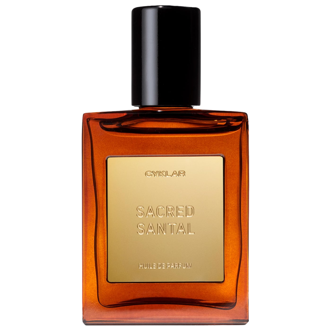 CYKLAR Sacred Santal Roll-On Perfume Oil with Vanilla and Cashmere Wood, 0.5 fl oz