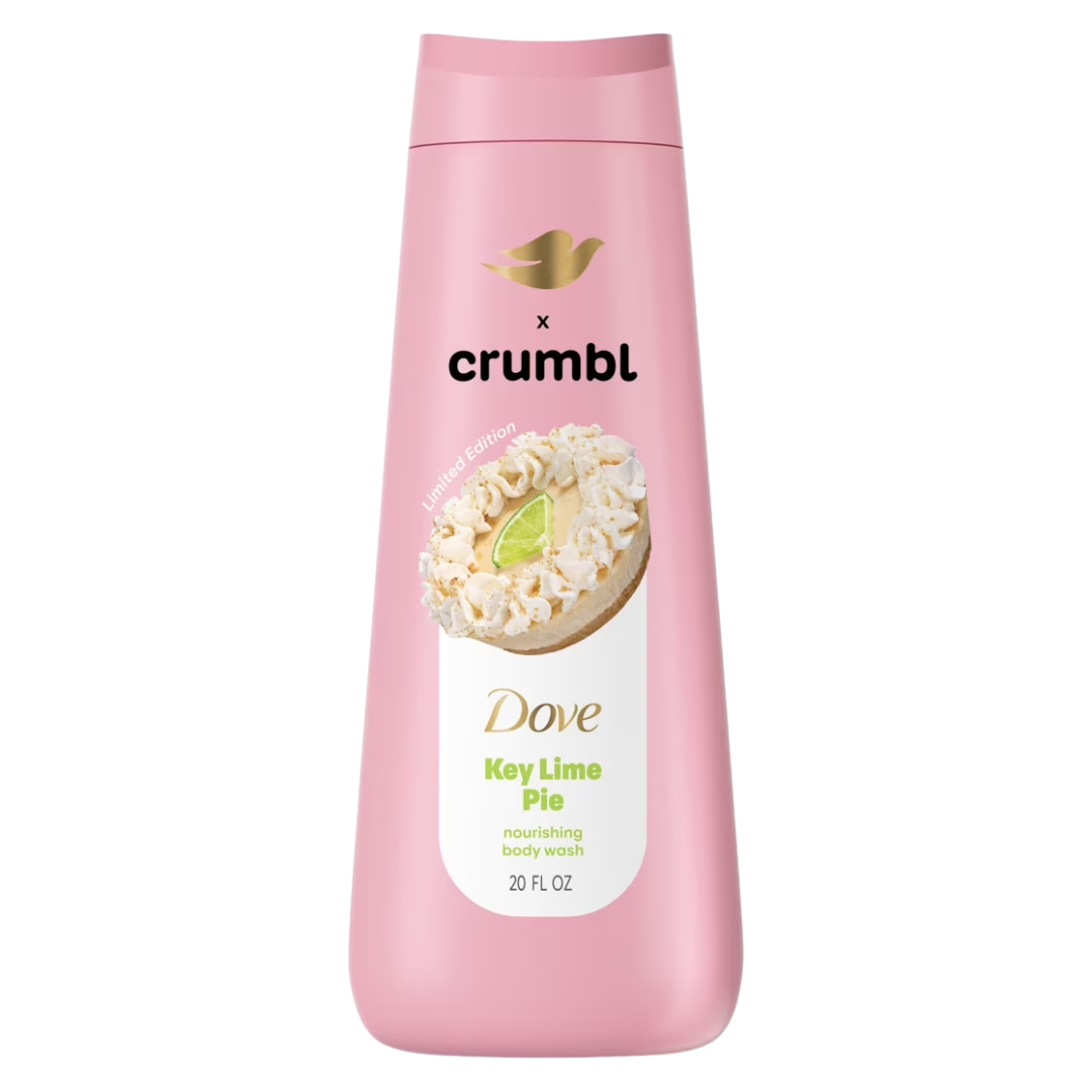 Dove Crumbl Limited Edition Body Wash Key Lime Pie, 20 oz