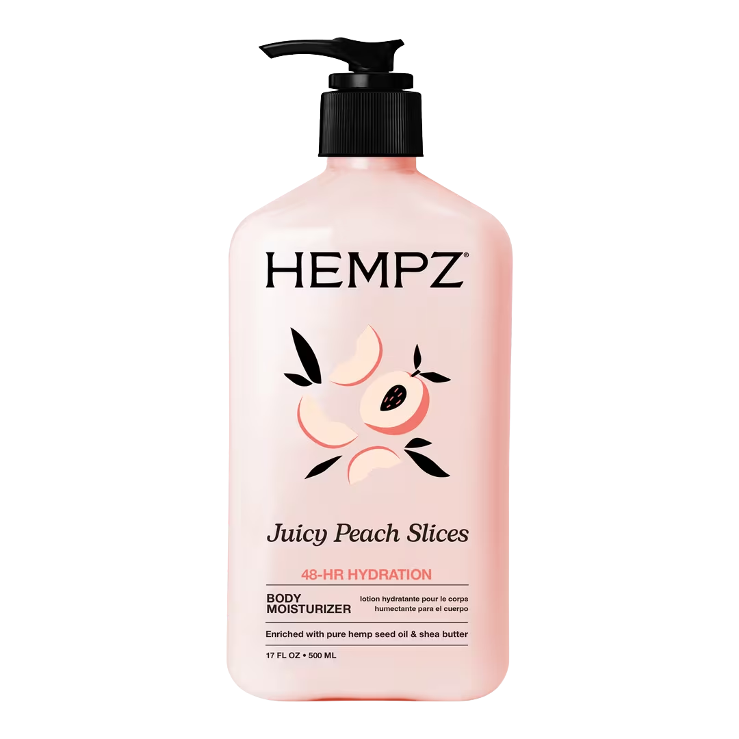 Hempz Juicy Peach Slices Body Moisturizer, 17 oz