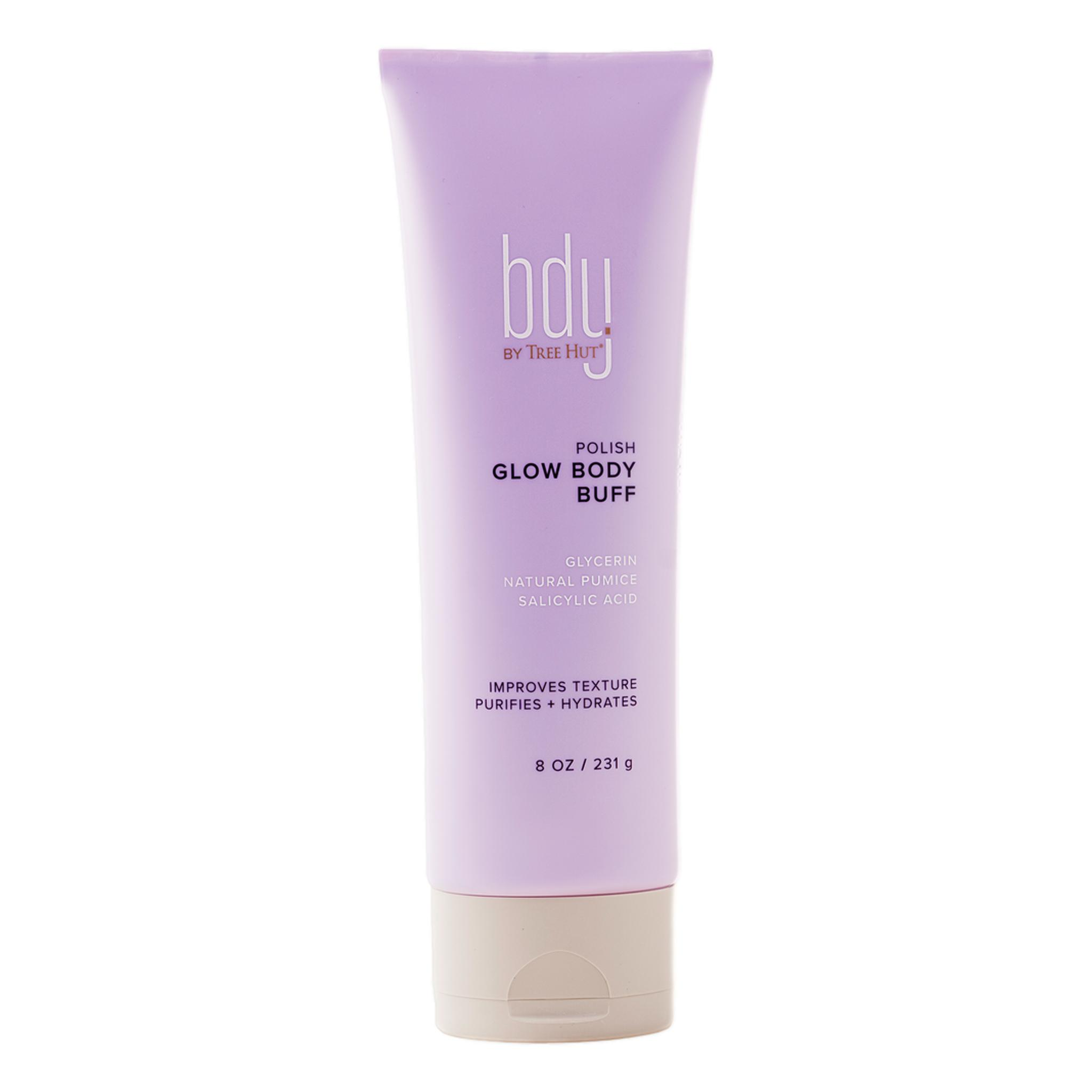 bdy. Glow Body Buff Purifying Gentle Scrub with Glycerin + Salicylic Acid, 8 oz