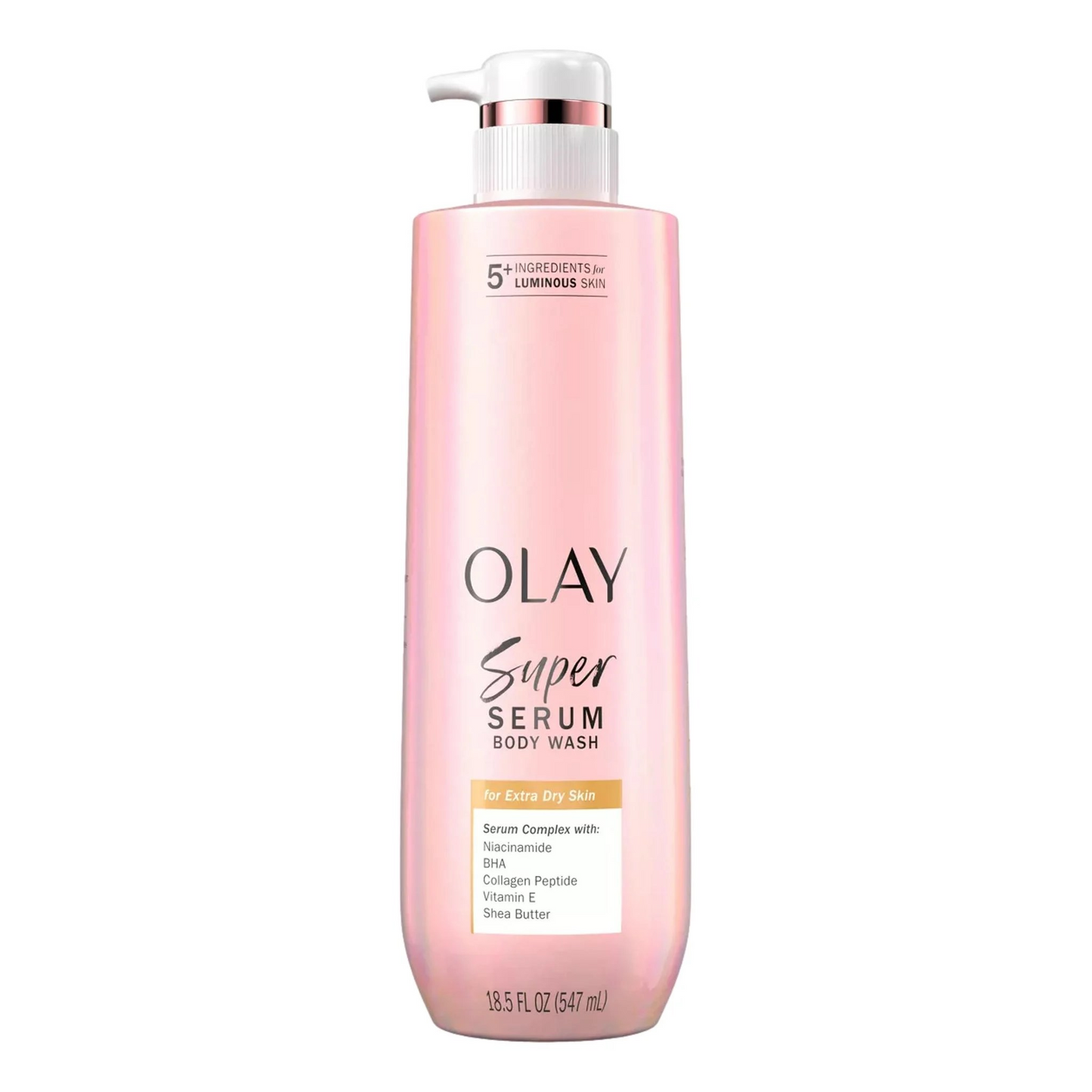 Olay Super Serum Body Wash for Extra Dry Skin, 18.5 fl oz
