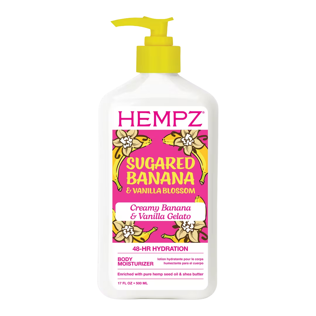 Hempz Sugared Banana & Vanilla Blossom Body Moisturizer, 17 oz