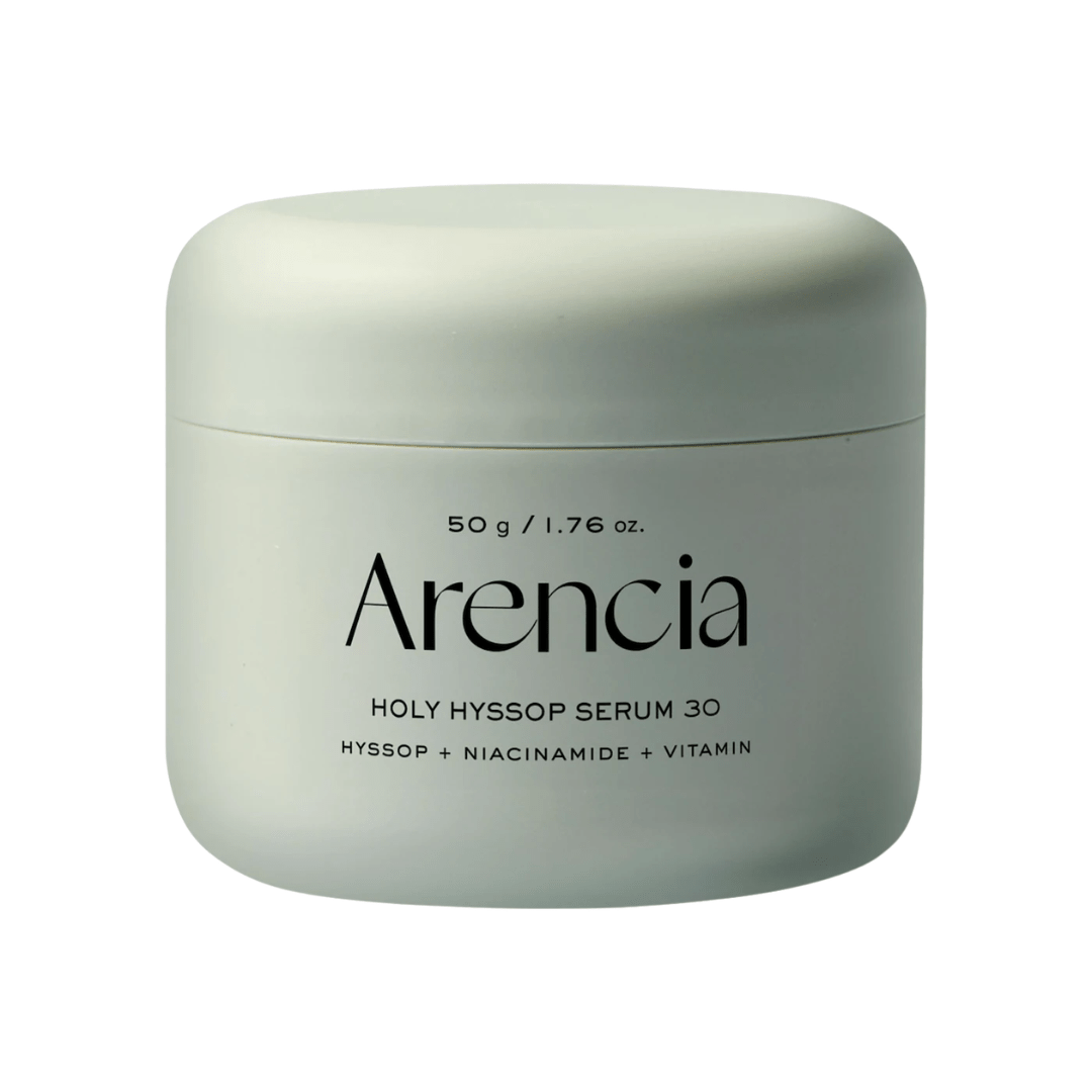 Arencia Holy Hyssop Brightening Serum 30 for Post-Acne Marks with Vitamin A, C, E, and Niacinamide
