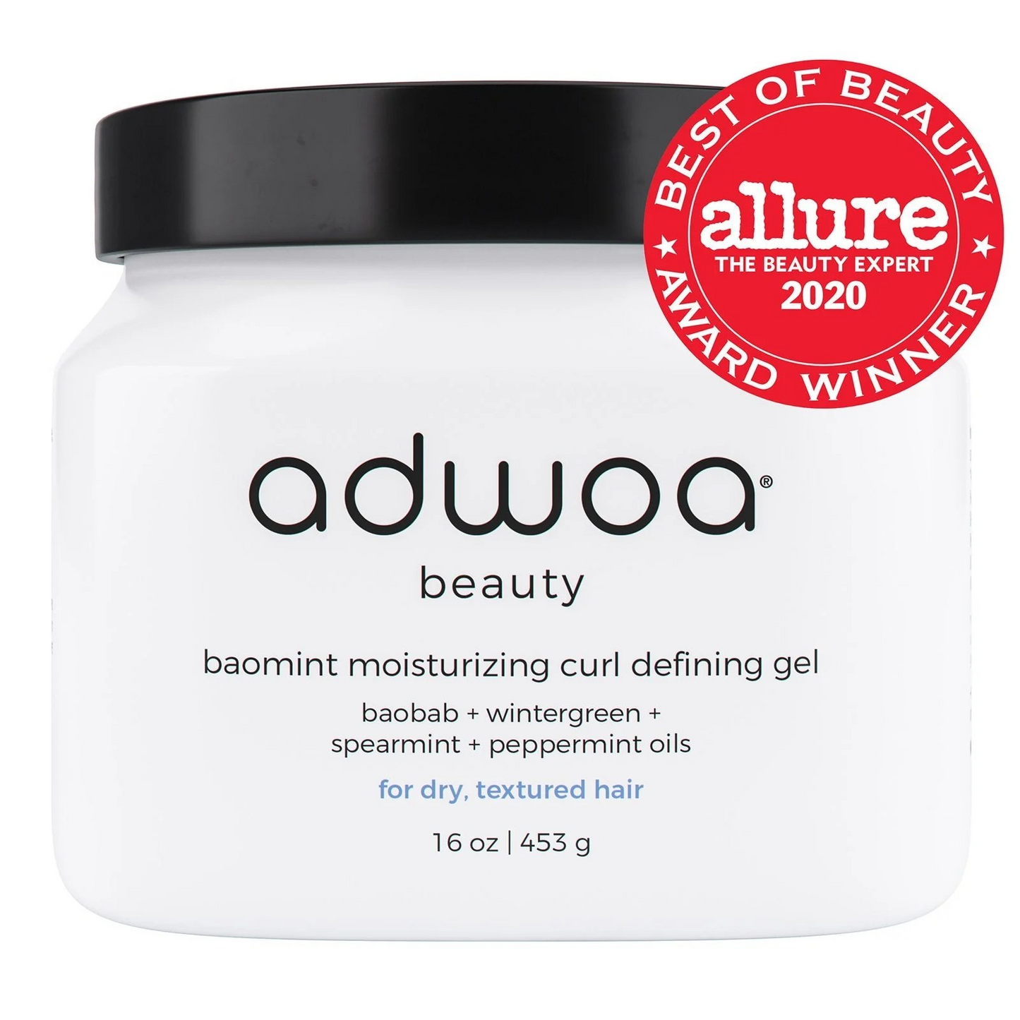 Adwoa Beauty Baomint Moisturizing Curl Defining Gel, 453g