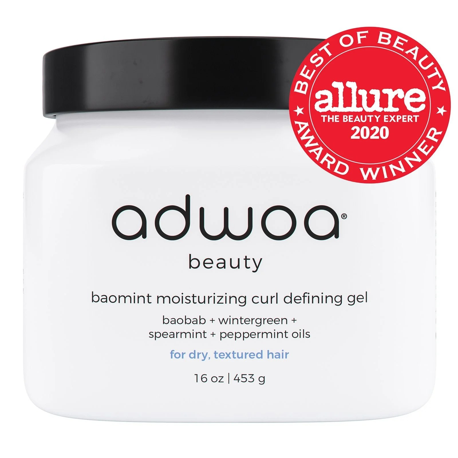 Adwoa Beauty Baomint Moisturizing Curl Defining Gel, 453g
