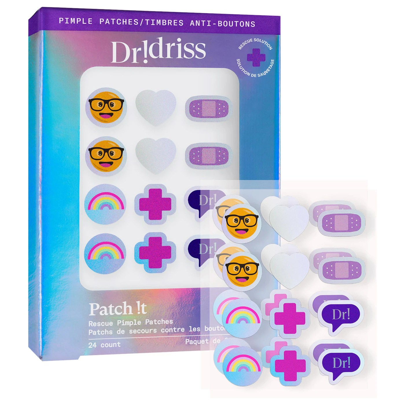 Dr. Idriss Patch It Azelaic Acid Rescue Pimple Patches, 24 patches/pack