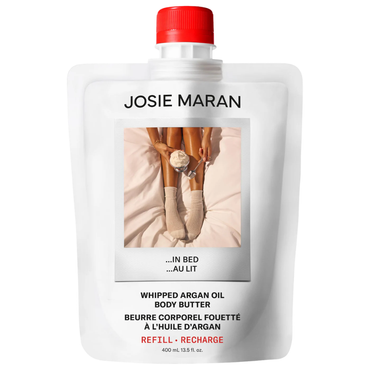 JOSIE MARAN ...In Bed (Whipped Vanilla Milk + Cashmere Musk) Whipped Argan Oil Refillable Body Butter