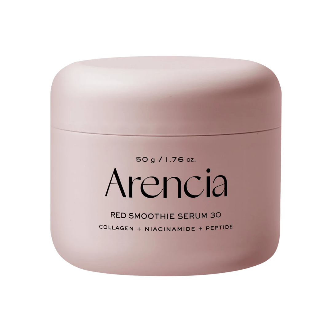 Arencia Red Smoothie Pore-Tightening Serum 30 with Red Collagen, Niacinamide, and Peptides