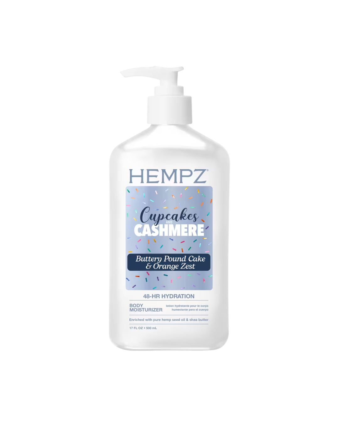 Hempz Cupcakes & Cashmere Body Moisturizer, 17 oz