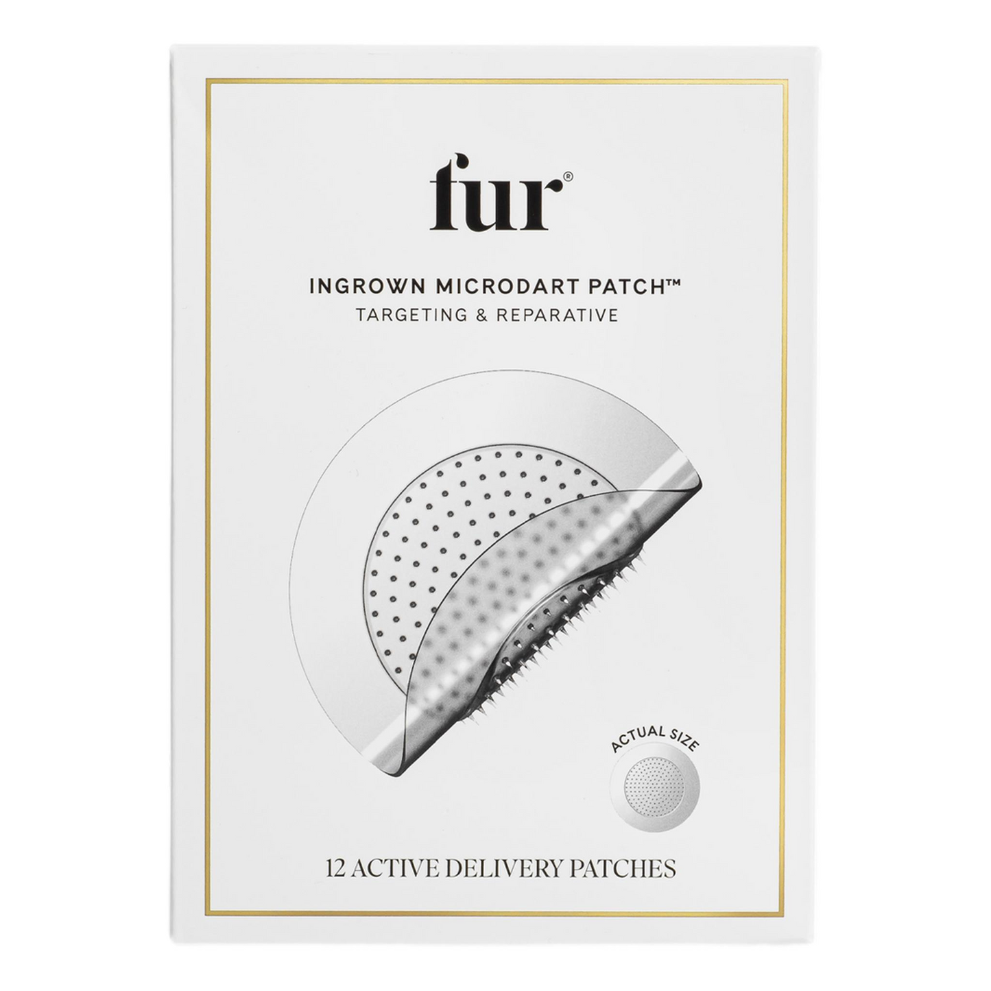 Fur Ingrown Microdart Patch, 12 ct