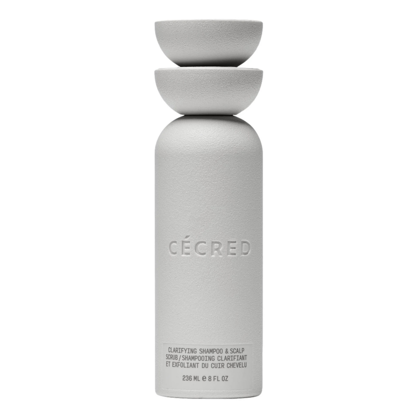 CÉCRED Clarifying Shampoo & Scalp Scrub, 8.0 oz