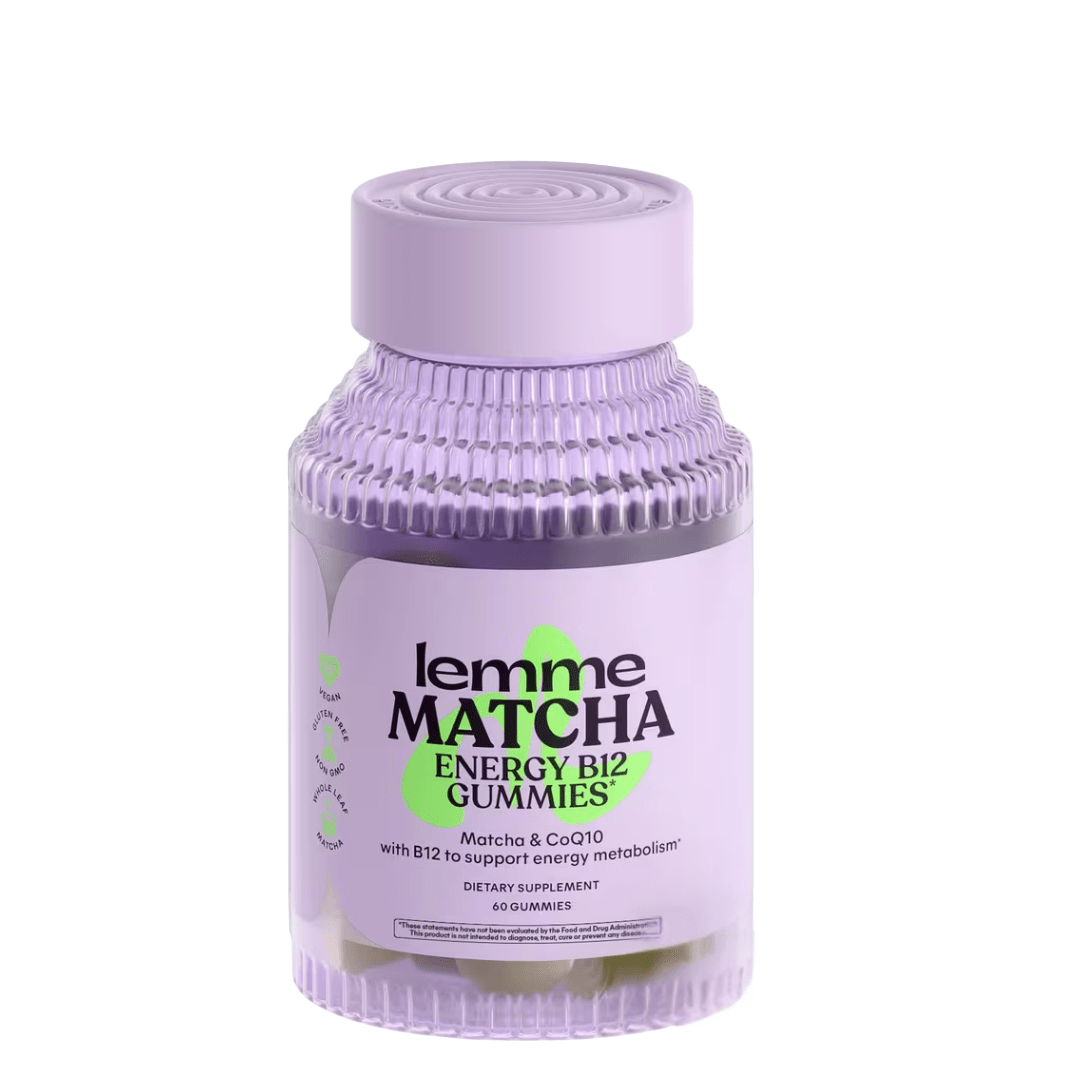 Lemme Matcha Energy B12 Gummies, 60 ct