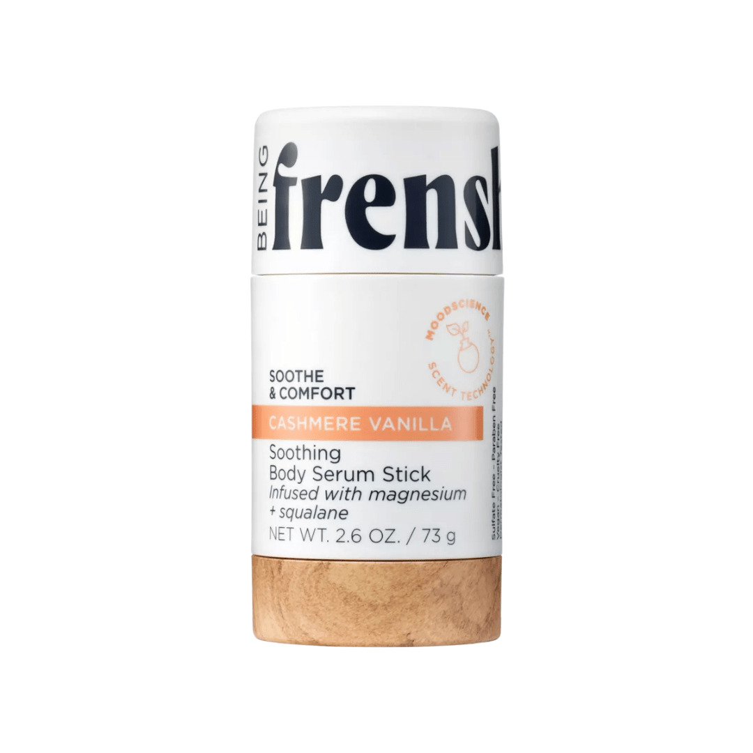 Being Frenshe Soothing and Hydrating Body Serum Stick with Magnesium – Cashmere Vanilla – 2.6oz