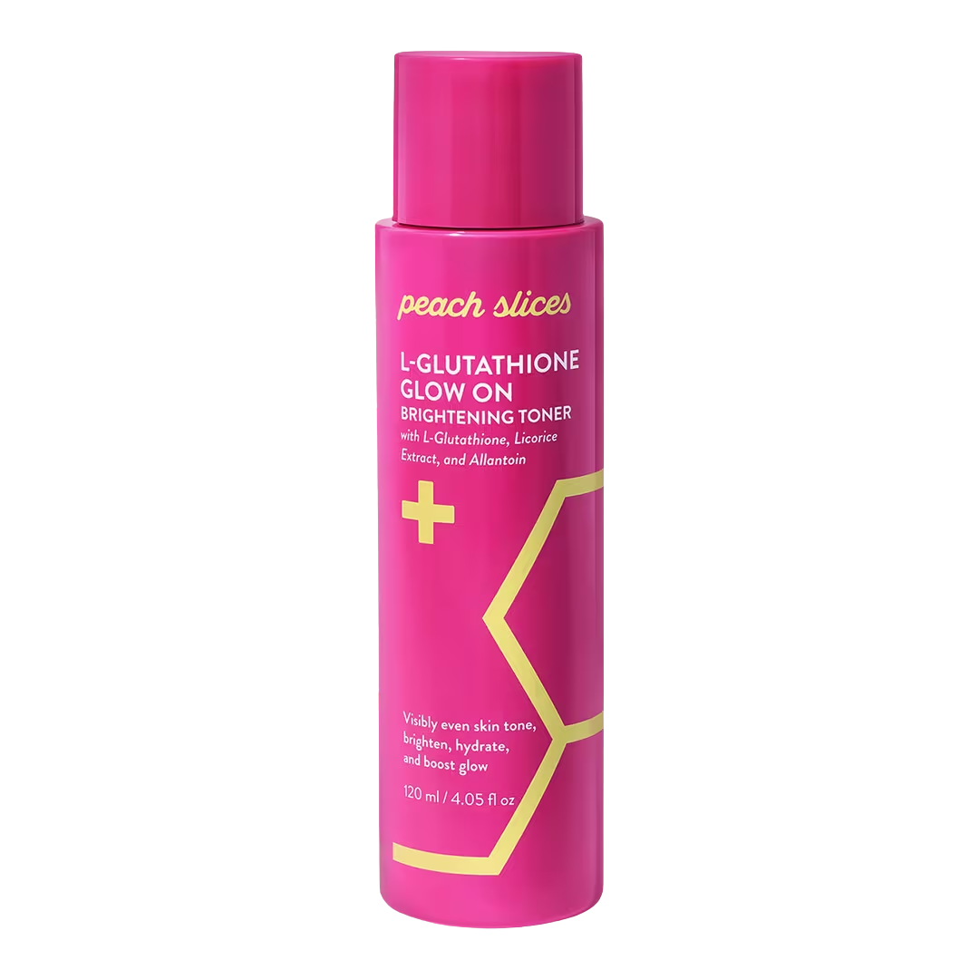 Peach Slices L-Glutathione Glow On Brightening Toner, 4.05 oz