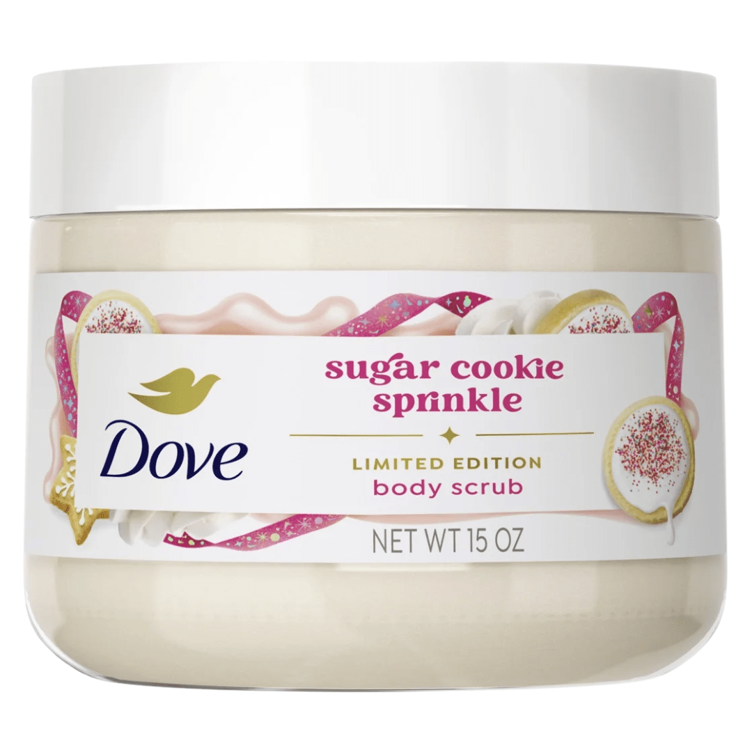 Dove Limited Edition Holiday Treats Body Scrub – Sugar Cookie Sprinkle, 15 oz