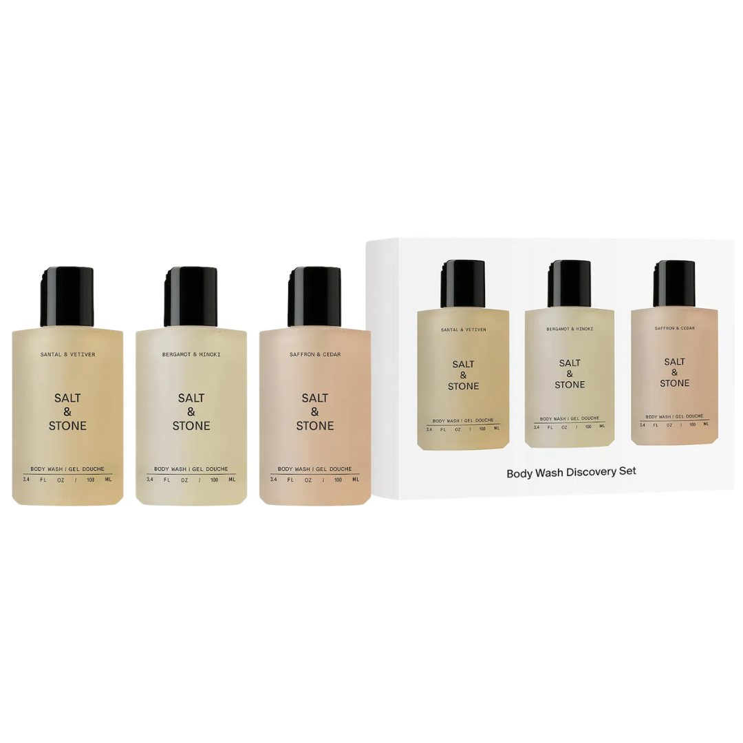 Salt & Stone Mini Body Wash Discovery Gift Set