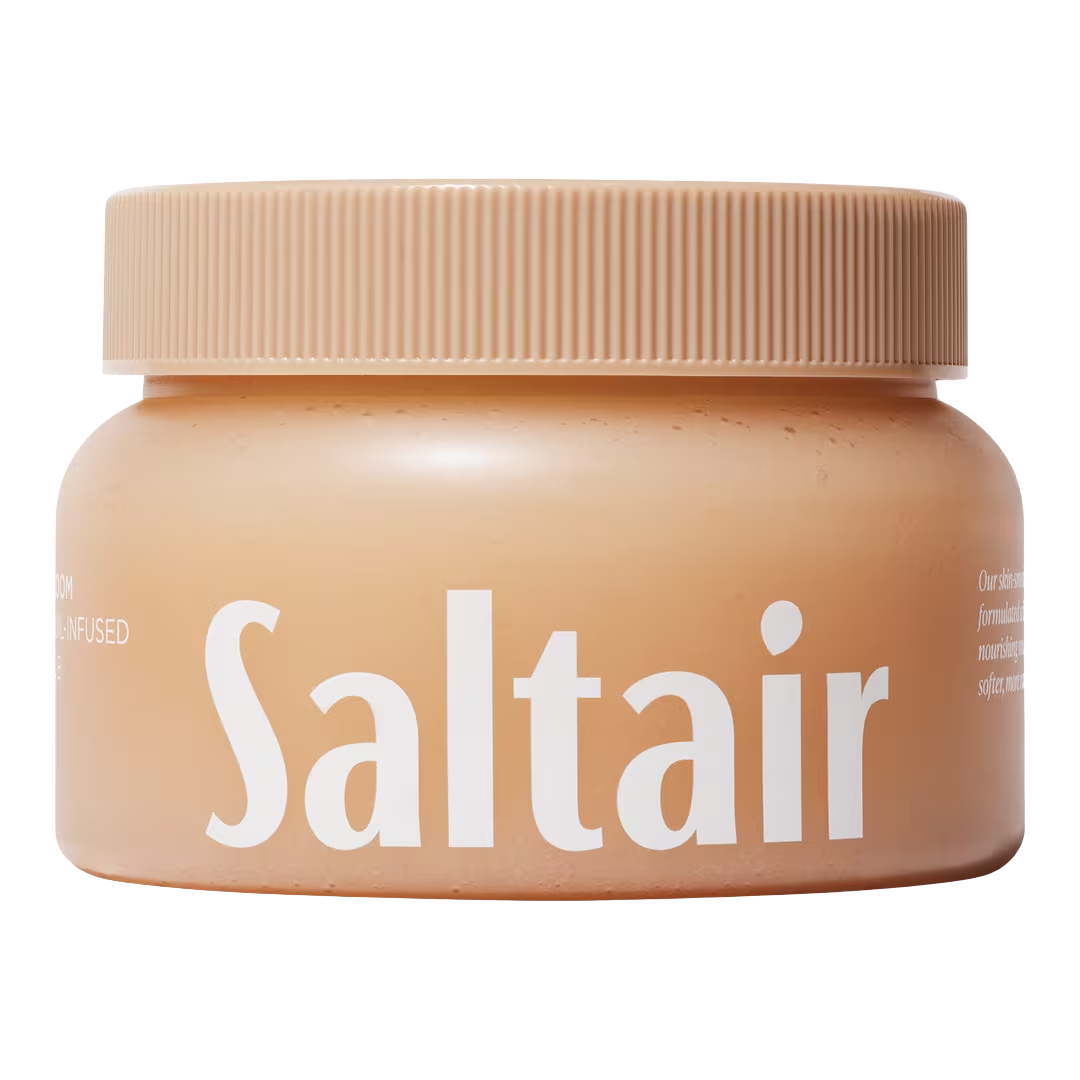 Saltair Vitamin C Oil-Infused Body Scrub – Santal Bloom, 18.5 oz