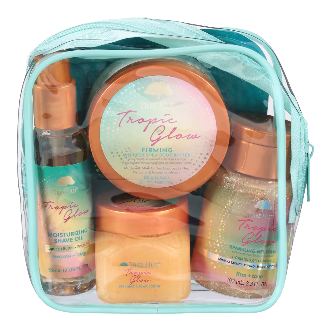 Tree Hut Tropic Glow Getaway Mini Best Sellers Kit