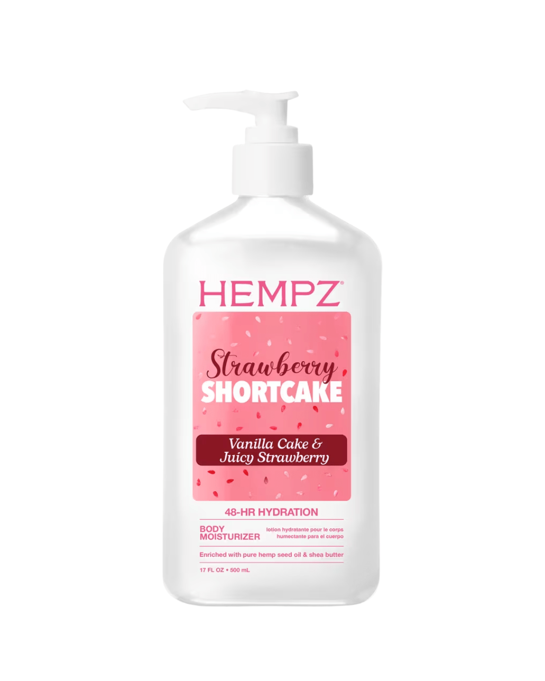 Hempz Strawberry Shortcake Body Moisturizer, 17 oz