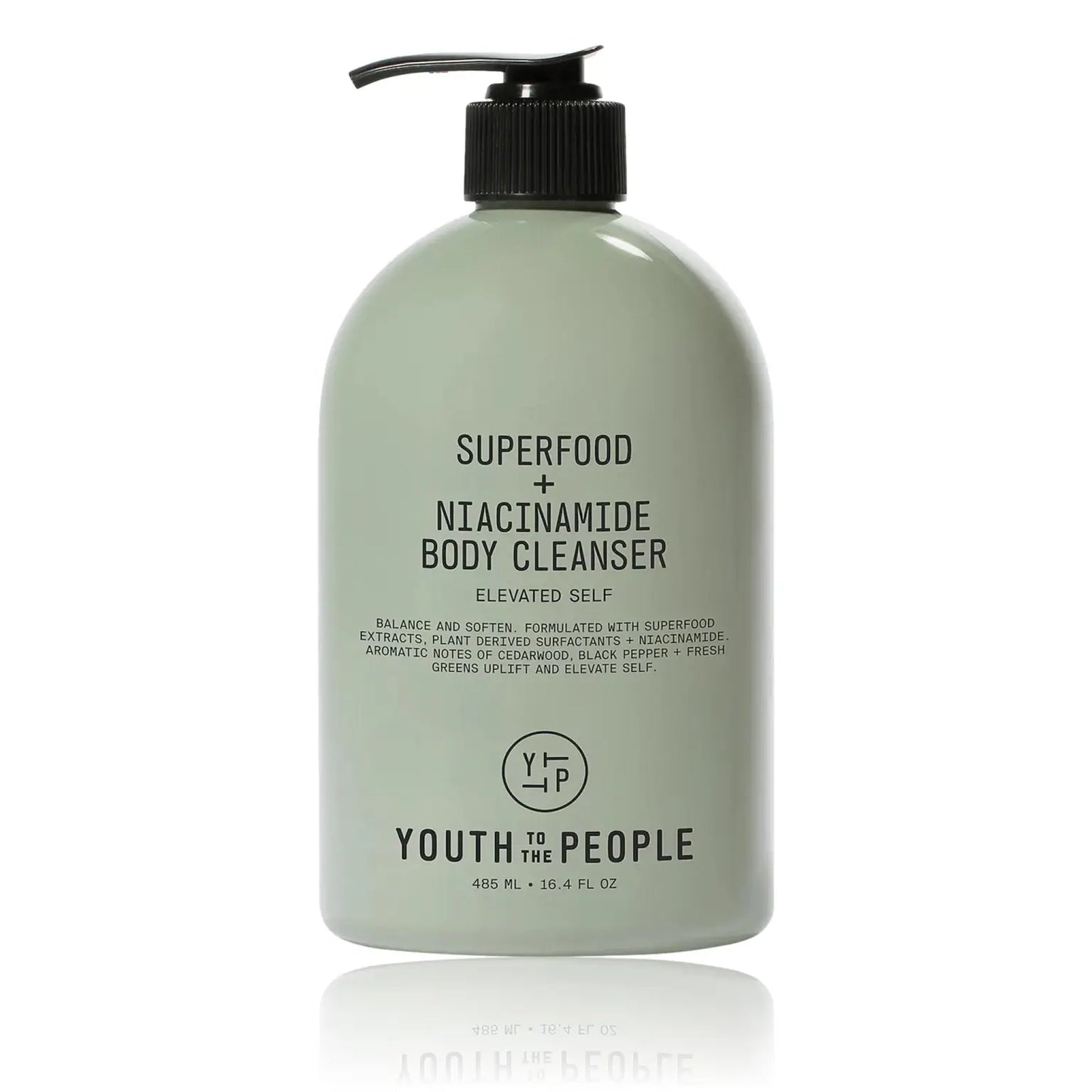 Youth To The People Superfood + Niacinamide Body Cleanser with Antioxidants & Hyaluronic Acid, 485ml | 16.4 fl.oz
