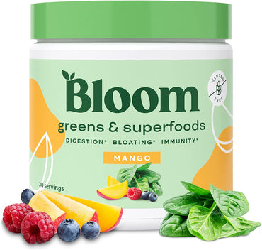 BLOOM NUTRITION Super Greens Powder Smoothie & Juice Mix
