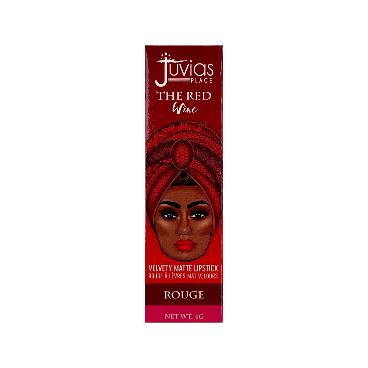 Juvia's Place The Red Wine Matte Lipstick Rouge, 4g