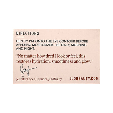 JLo Beauty That Fresh Take Eye Cream with Peptides, 15mL