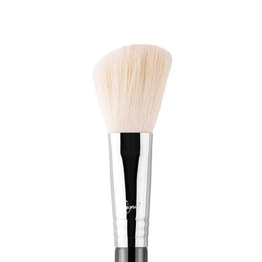 Sigma F40 Large Angled Contour Brush - Black/Chrome, Face Brushes, London Loves Beauty
