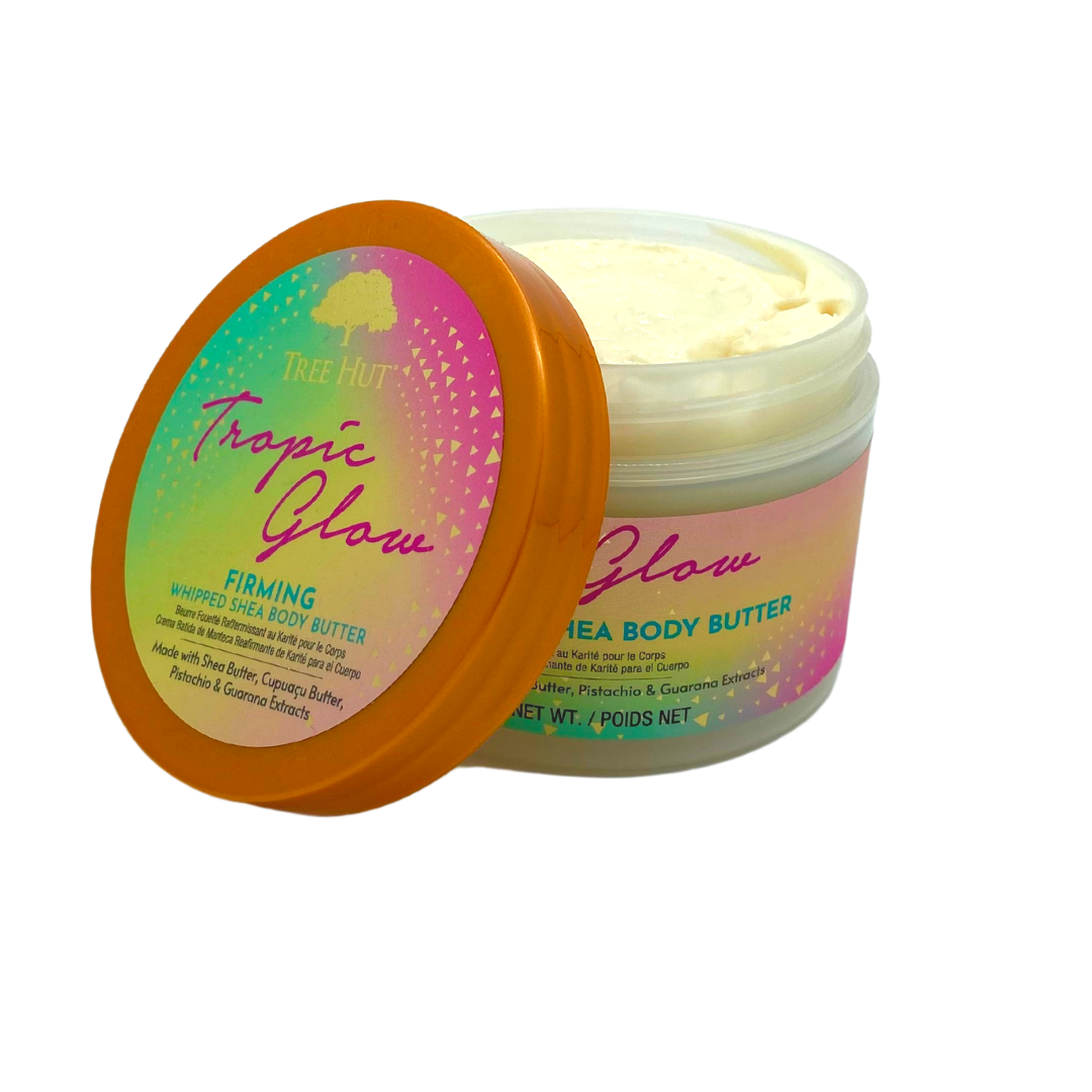 TREE HUT Tropic Glow Firming Whipped Body Butter, 8.4oz